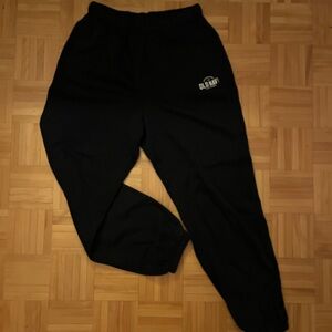 Old Navy Black Fleece Cuffed Joggers (Size S)